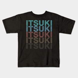 Vintage Proud Name Itsuki Personalized Birthday Retro Kids T-Shirt